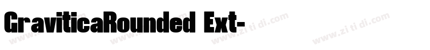 GraviticaRounded Ext字体转换